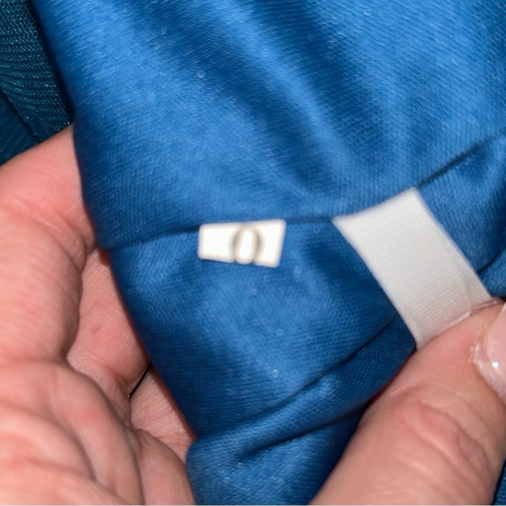 Elegant Blue Sequin corset mini prom Dress - Picture 5 of 5